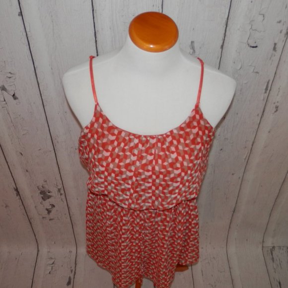 Bird Cage Women's Medium Blouson Adjustable Strap Sheer Overlay Fully Lined 3569 - Picture 2 of 12